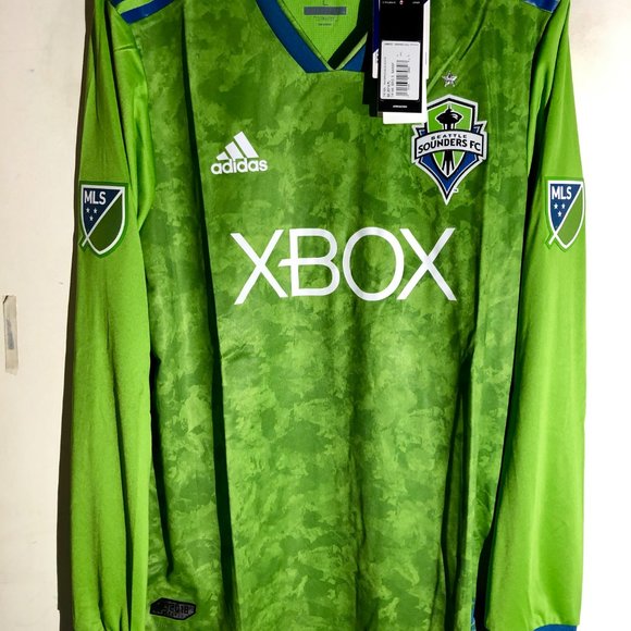ADIDAS MLS SEATTLE SOUNDERS Onfield Men's JERSEY Sz S,M,L,XL New $130 - Picture 3 of 4